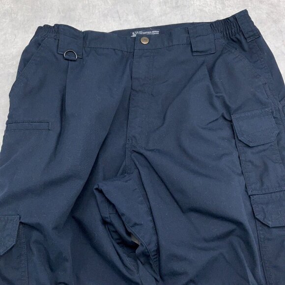 5.11 Tactical Pants Men 34-38W x 29L Blue Ripstop Cargo Utility Work Hike 74273 - Picture 2 of 11